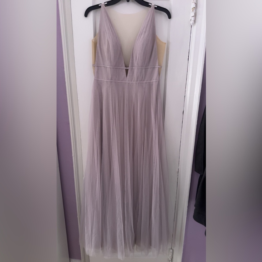Jenny Yoo Purple Maxi Dress / bridesmaid dress / wedding guest